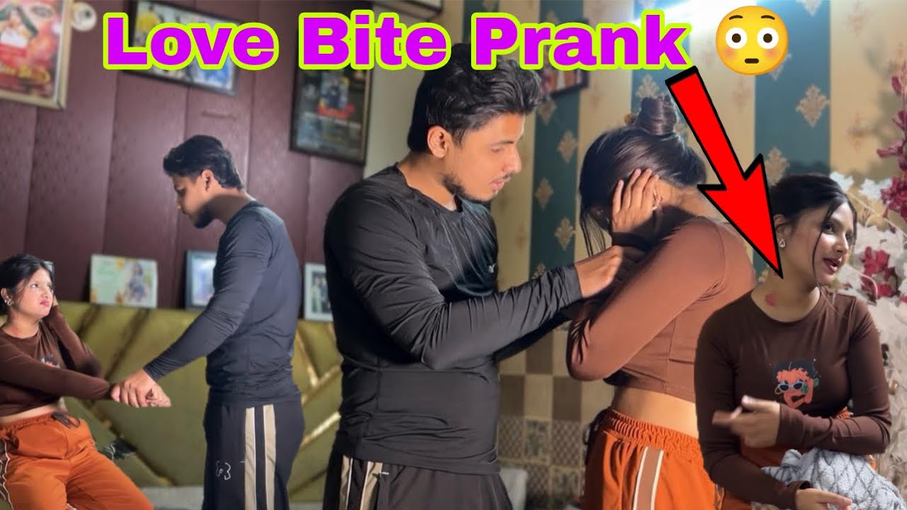 Love bite prank on Ritik 💋❤️prank gone wrong ☹️🥺