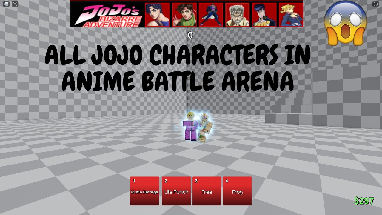 ALL JOJO CHARACTER SHOWCASE ANIME BATTLE ARENA