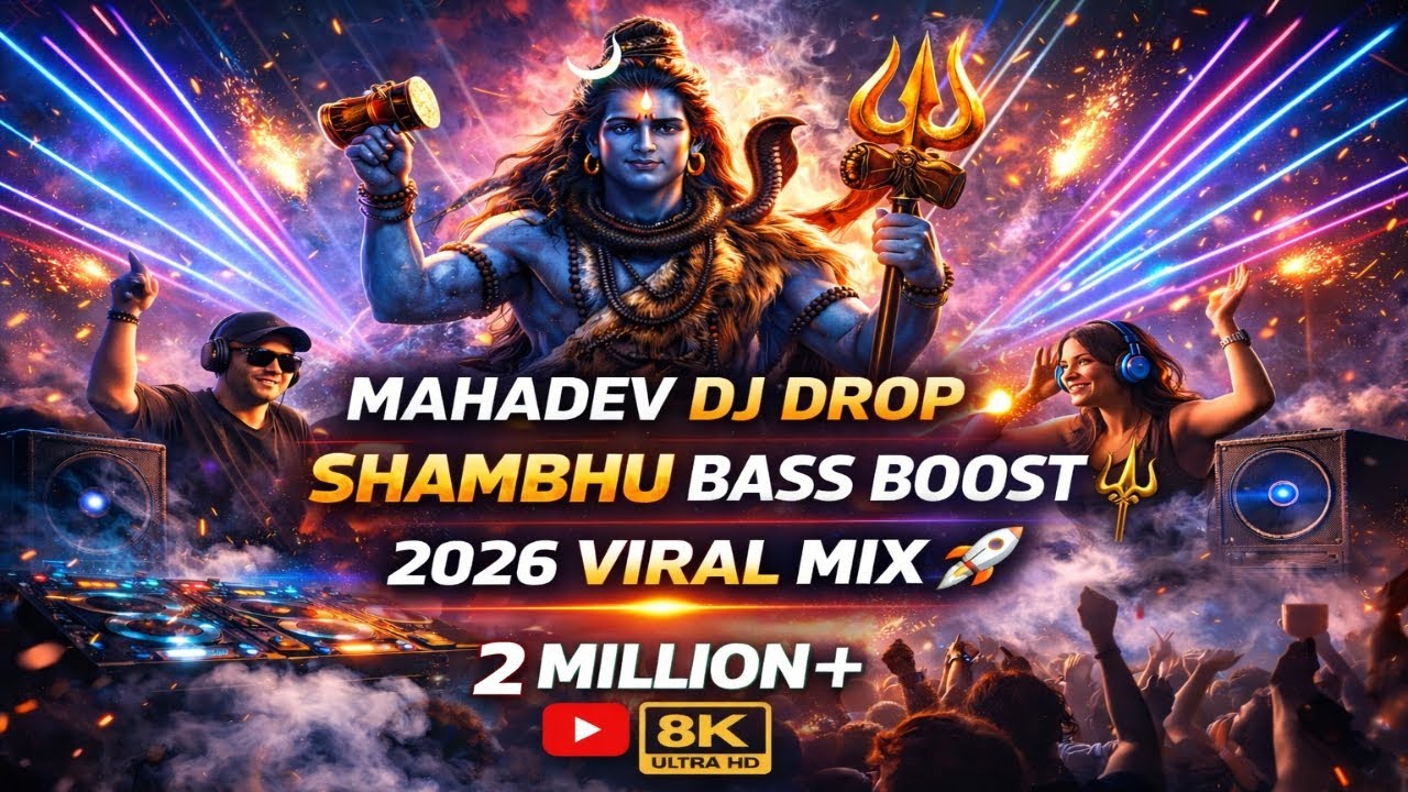 Bam Bam Shambhu 🔱 DJ Remix 2026 | Har Har Mahadev | 8K Ultra HD | 2 Million+ Vibes  #harharmahadev 