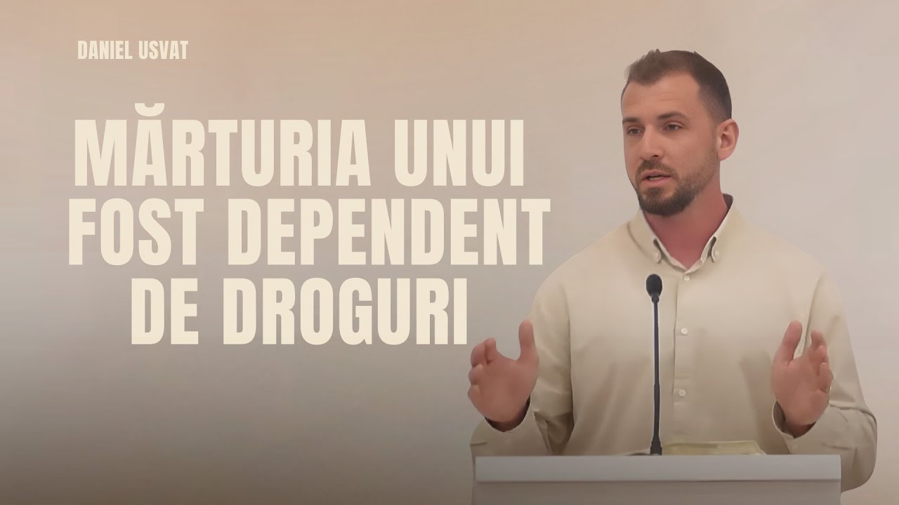 Mărturia unui fost dependent de droguri