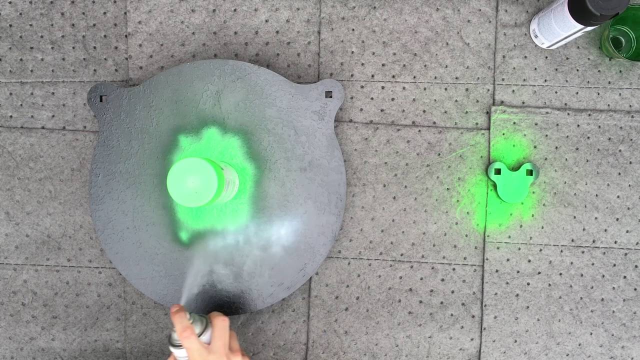 AR 500 steel target painting