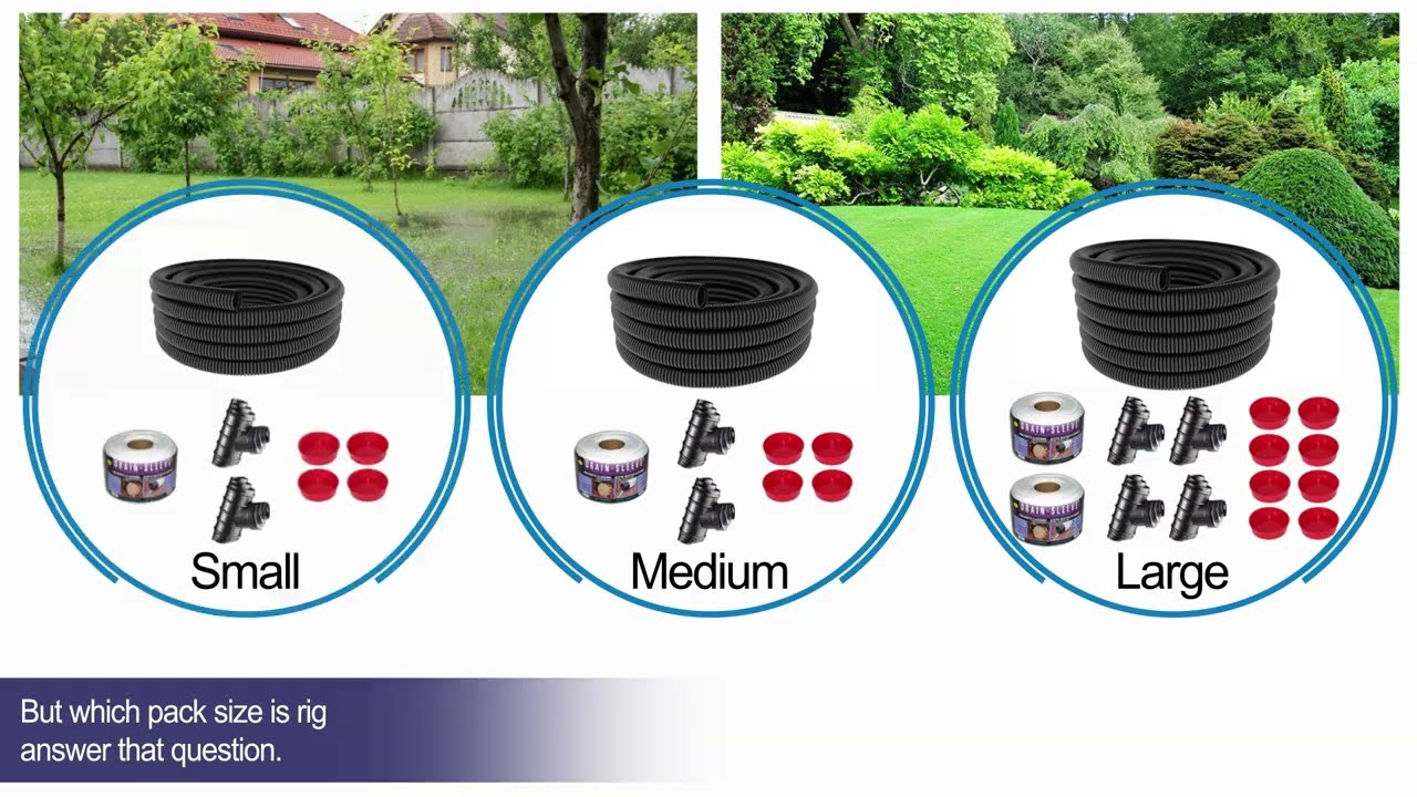 JDP Land Drain Garden Packs