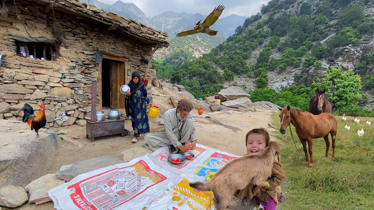 Shepherd&rsquo;s Couple Life in a Mountain Village of Afghanistan | Where Survival Seems impossible