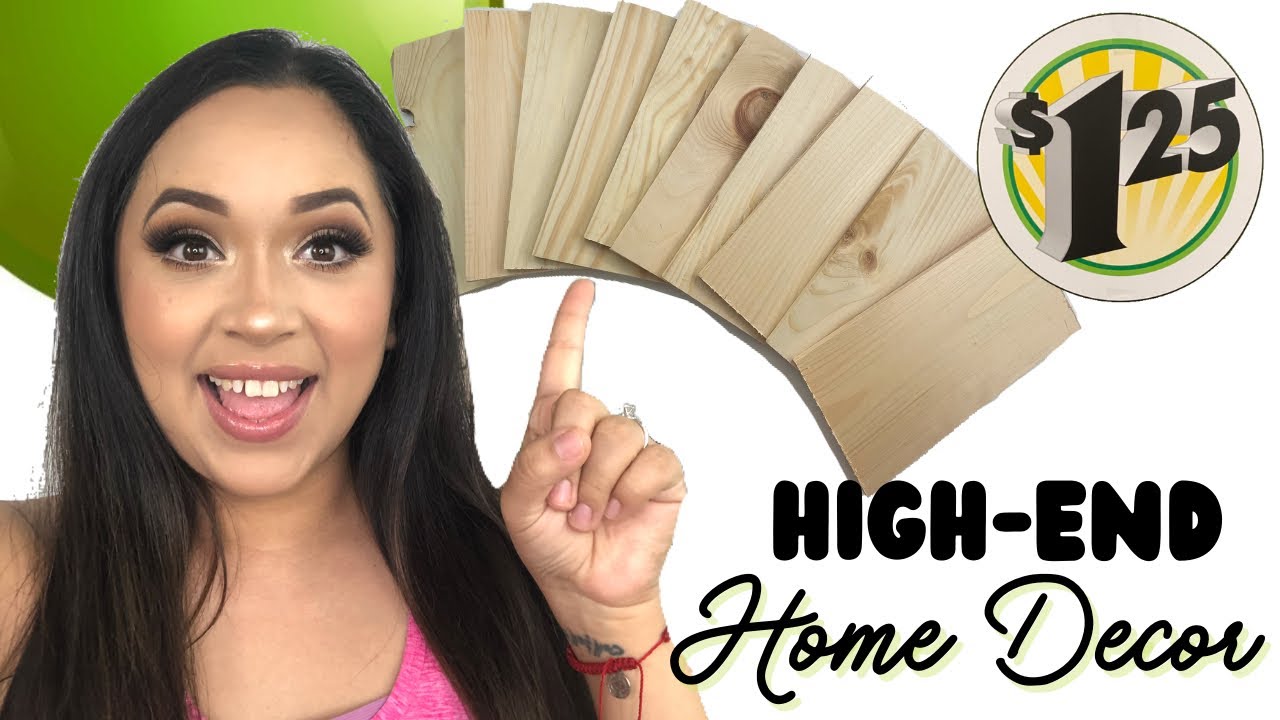Dollar Tree Wood Hacks | Home Decorating Ideas