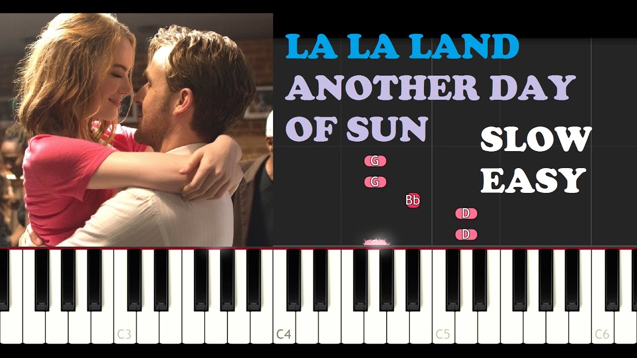 La La Land - Another Day Of Sun (SLOW EASY PIANO TUTORIAL)