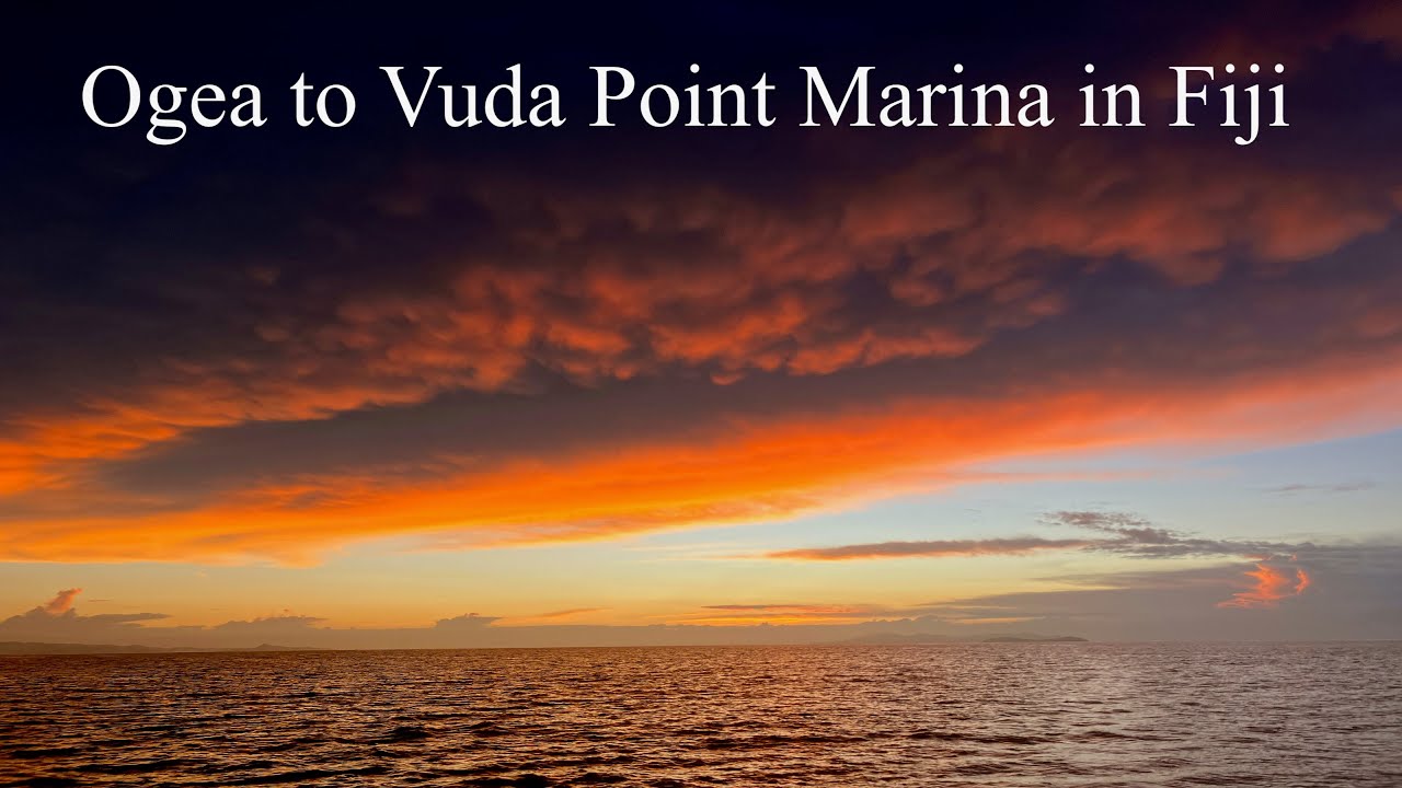 Solo sailing from Ogea west to Vuda Point Marina in Fiji