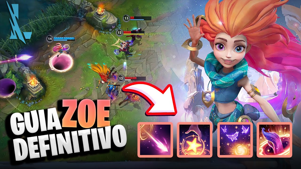 APRENDA A JOGAR DE ZOE NO WILD RIFT, EXPLICAÇÃO DAS HABILIDADES