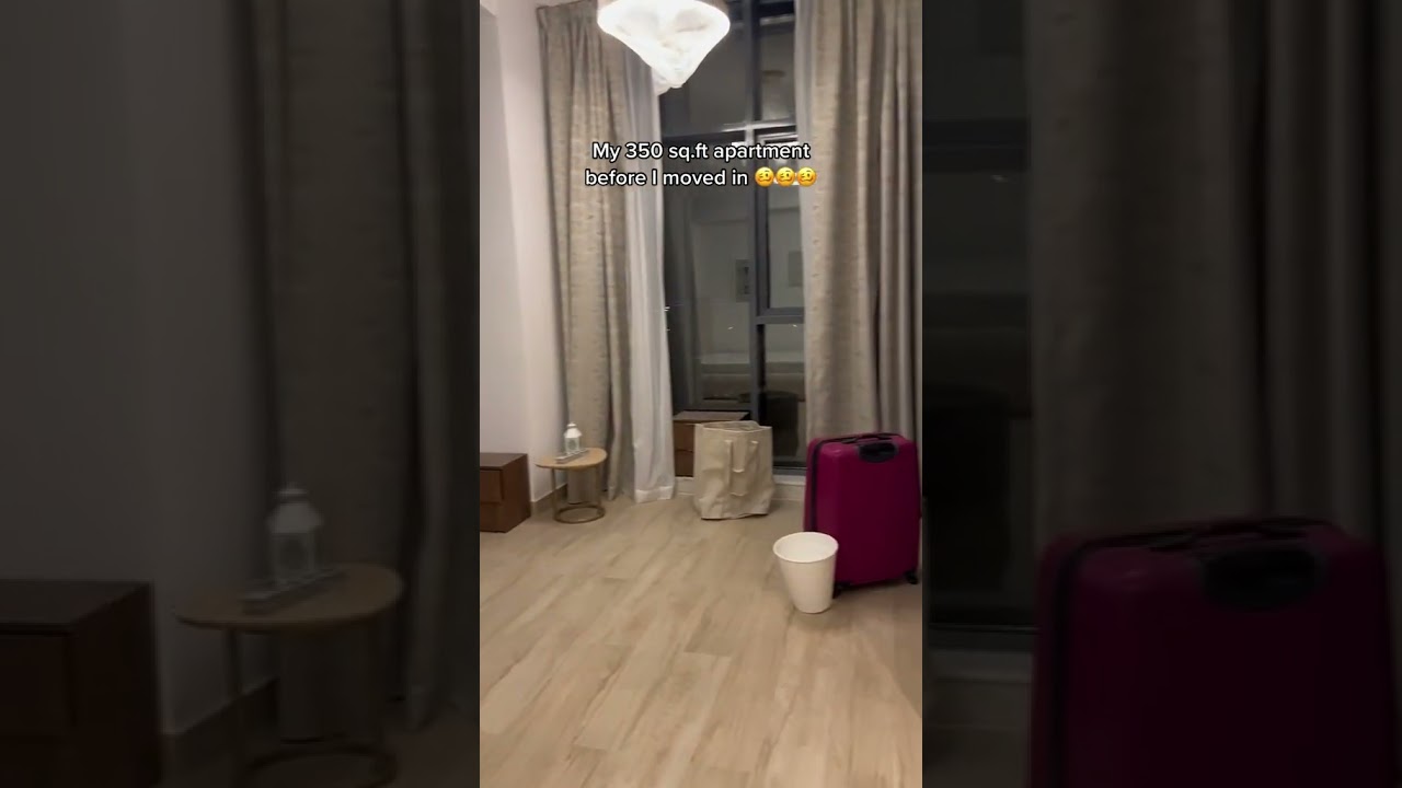 Ремонт квартиры-студии в Дубае 💖 | 350 кв. футов в JVC