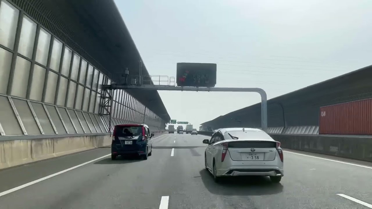 MOVING JAPAN【road trip】AICHI JAPAN【moving car】AICHI-KEN【back road】NAGOYA-SHI NAGOYA KIBA-Entranse