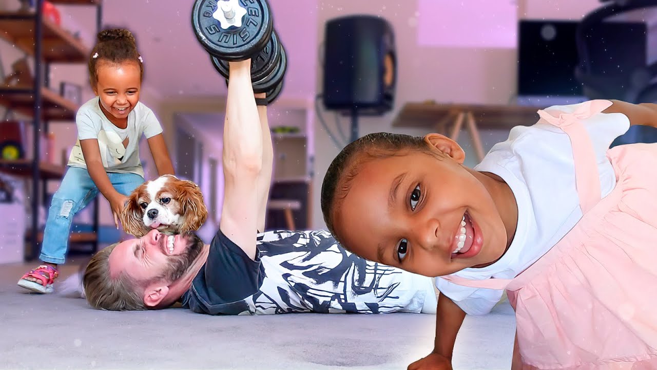 Home Workouts With Kids...What Was I Thinking? 😳