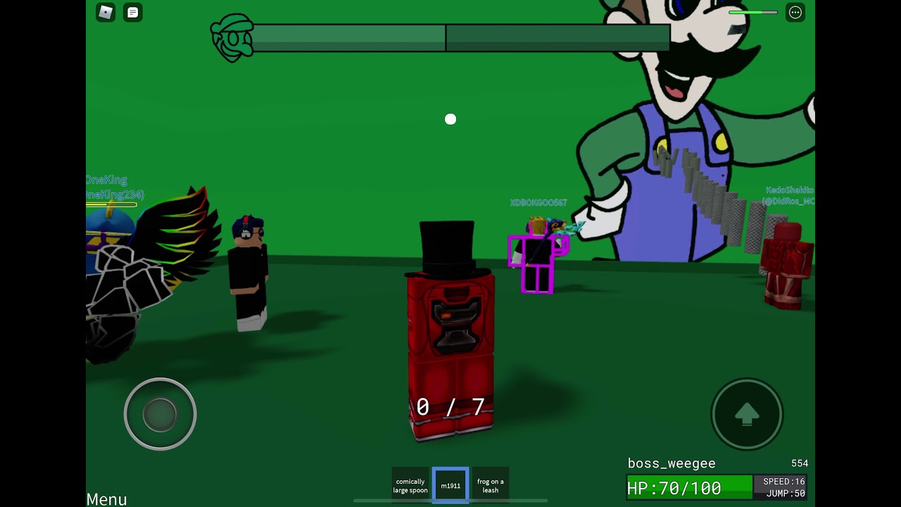 weegee boss fight public server
