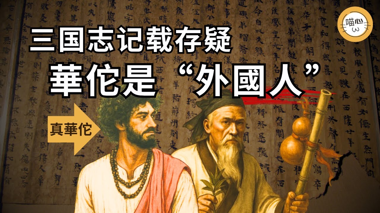華佗並非來自中原？研究發現三國志未記載真相，中華神醫源自西域？曹沖稱象也是假的，華佗是否存在？|喵心揭秘| #華佗 #三國 #曹沖稱象 #陳寅恪