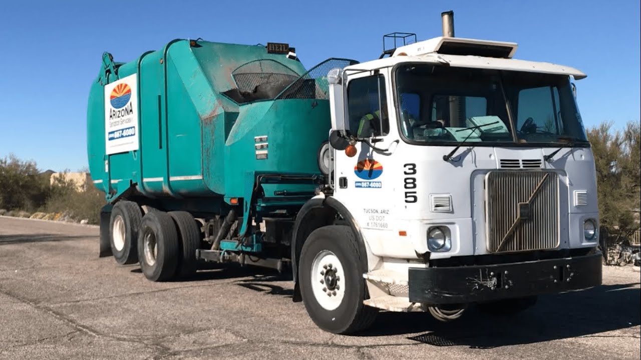 Arizona Sanitation Services Tucson Garbage Trucks