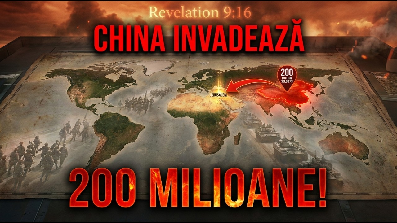 CHINA ESTE ARMATA PROFETICĂ! 200 MILIOANE CAVALERI APOCALIPSA 9:16 ACTIV