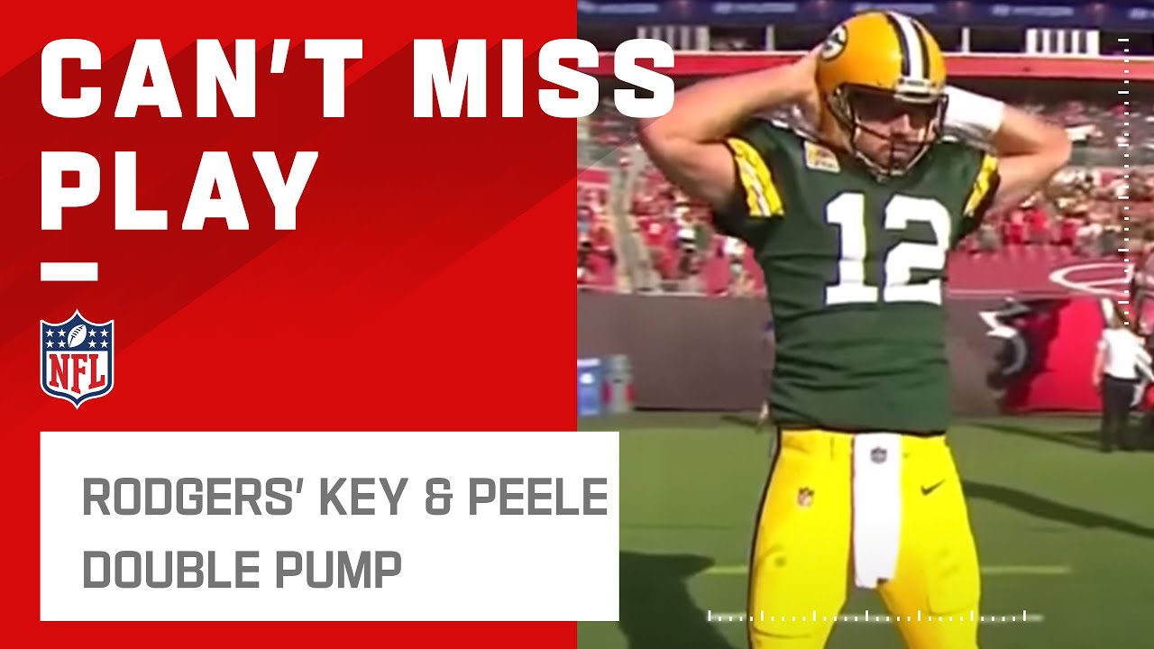 Aaron Rodgers' Key & Peele Double Pump Celebration on Called Back TD