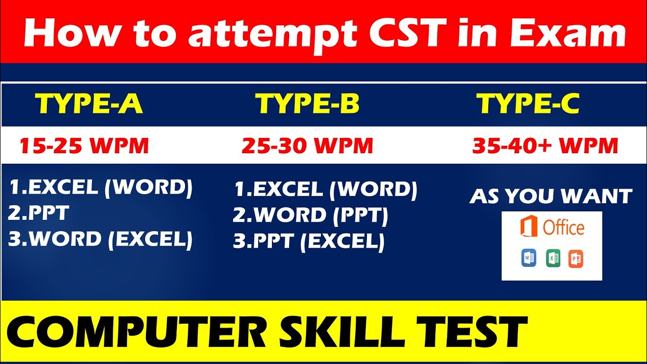 How to attempt ESIC UDC/SSO CST in exam 2022 | Computer skill test