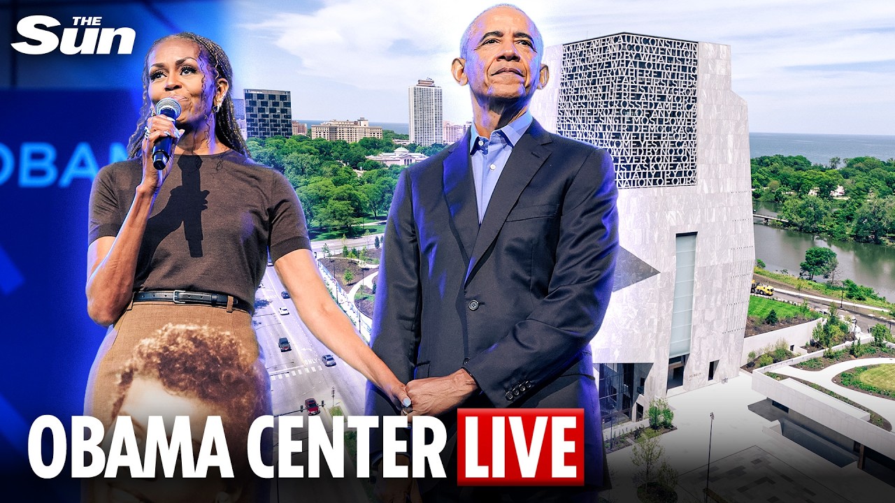 LIVE: Dedication ceremony for the Obama Presidential Center in Chicago, Illinois