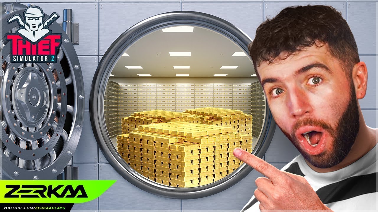 BREAKING INTO A $1,000,000 BANK VAULT! (Thief Simulator 2 #12)