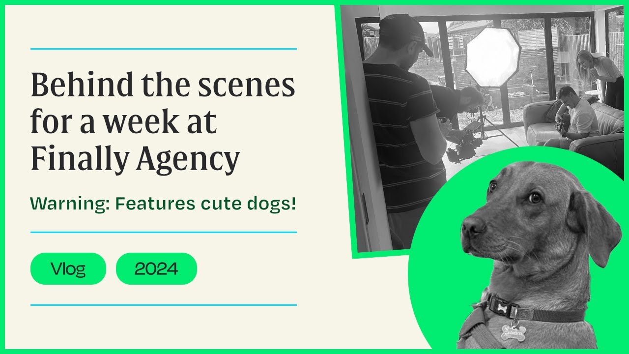 Creative workshops, office dogs, and off-site campaign shoots | Finally Agency Vlog