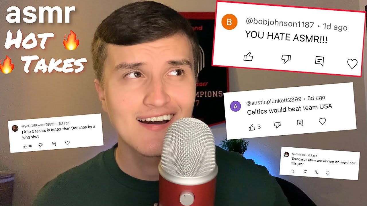 ASMR | Responding To YOUR Hot Takes 🔥💤 (whisper ramble)