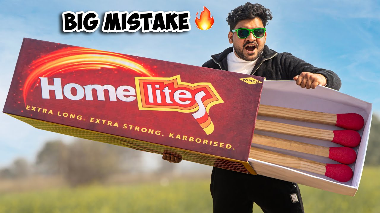 Biggest Matchstick 🔥 | ये बहुत बड़ी गलती थी 😨