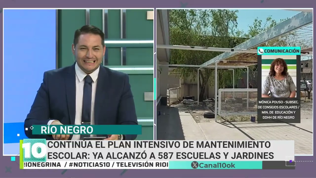 Sigue el mantenimiento en más de 580 escuelas para el inicio de las clases