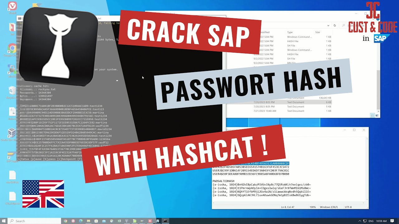 Crack SAP Password Hash with Hashcat [english]