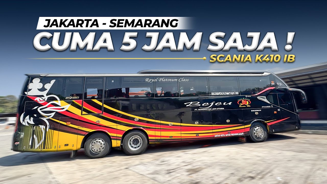 SERIUS BUS INI GA BISA PELAN ‼️ Bejeu Tronton Scania Jakarta - Semarang