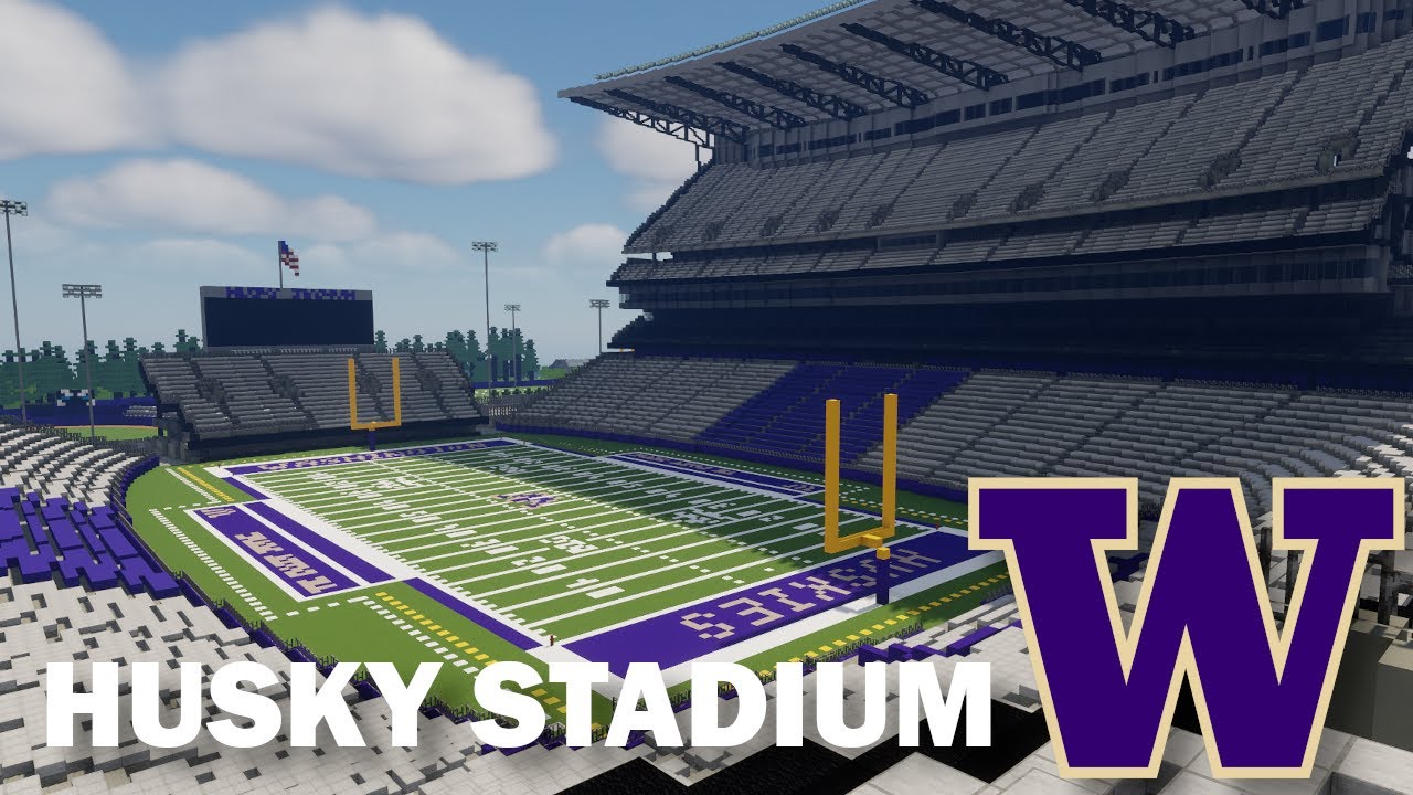 Minecraft - Husky Stadium (University of Washington Huskies) - CINEMATIC + DOWNLOAD