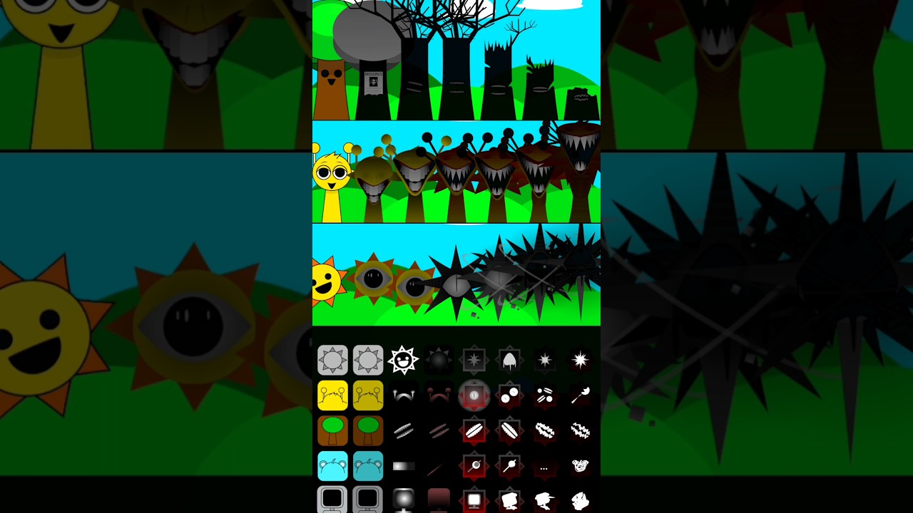 Definitive Phase Mr. Sun, Mr. Tree And Simon Incredibox Sprunki 🔥 #sprunki #incredibox #phase