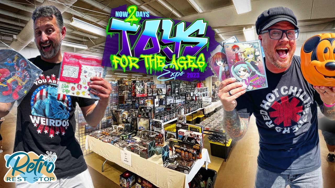 Thrifting For Retro Toys At The Toys For The Ages Expo In Carlisle Pennsylvania | Toy Show Haul