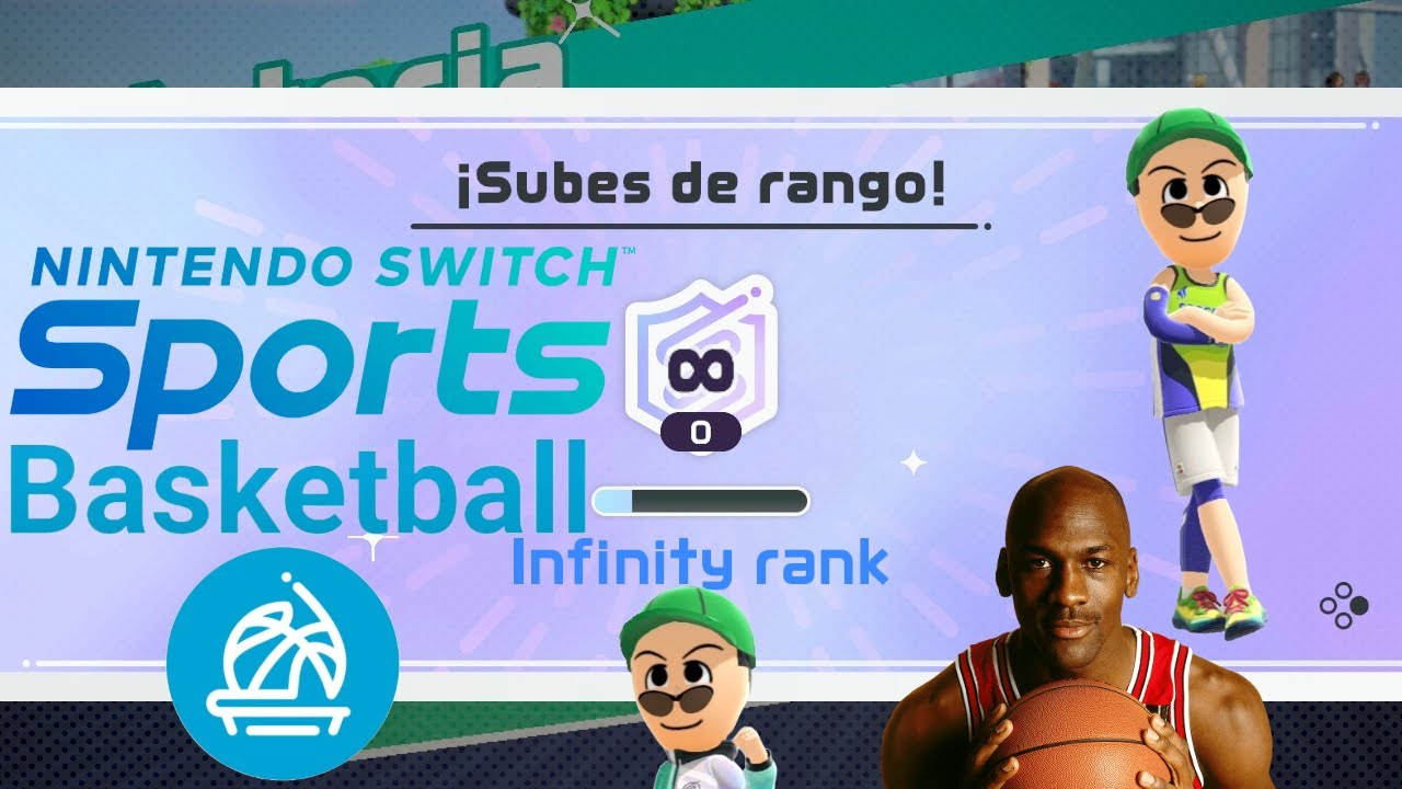Nintendo Switch Sports Basketball: Reaching Infinity Rank!