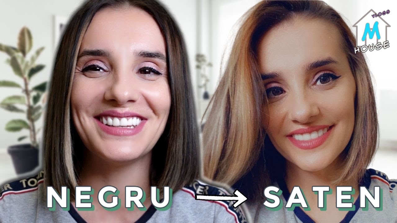 ✅De la NEGRU la SATEN DESCHIS fara PUDRA DECOLORANTA / Mi-am DISTRUS PARUL?