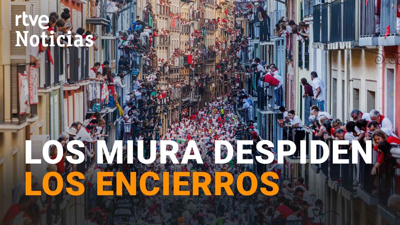 SAN FERM&Iacute;N 2023: &Uacute;LTIMA CARRERA R&Aacute;PIDA y LIMPIA aunque deja VARIOS HERIDOS | RTVE Noticias