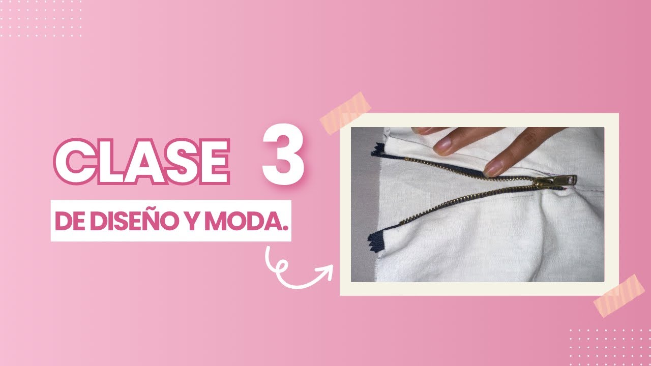 Cómo coser un cierre a mano / Aprende a coser / Clase 3 de Diseño y Moda / Paoly Alonzo
