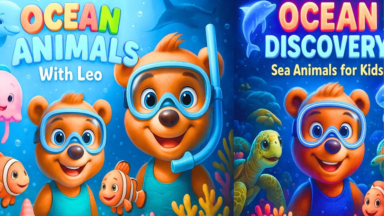 Ocean Animals 🌊🐢 | Sea Creatures for Kids | Baby&rsquo;s First Words