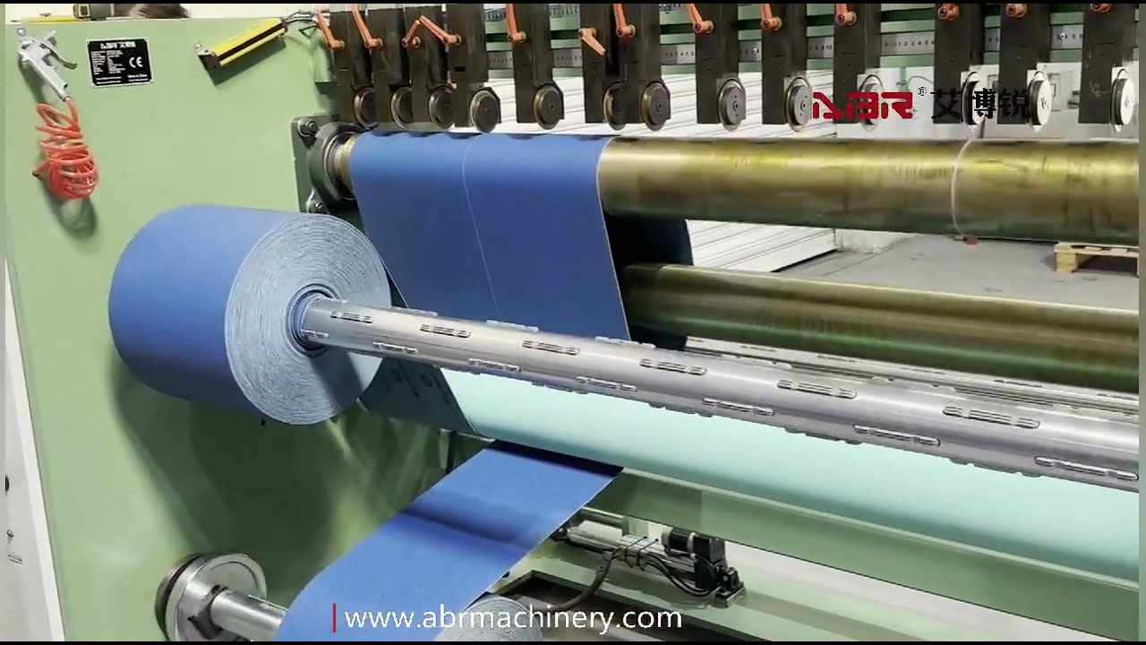 Abrasive Jumbo Roll Slitter---Slitting Machine For Coated Abrasive Бесконечная шлифовальная лента