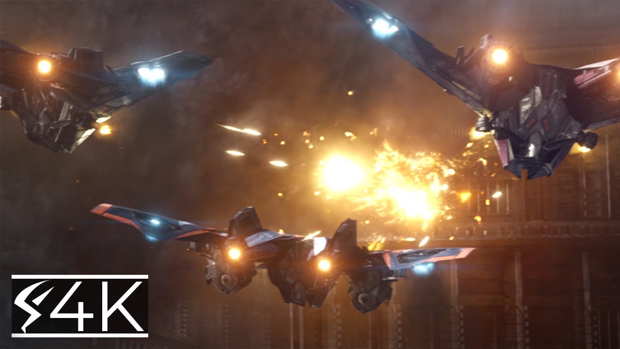 Ravagers Attack (4K) Guardians of The Galaxy