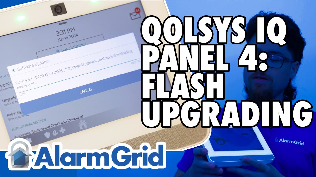 Qolsys IQ Panel 4: How To Flash Upgrade
