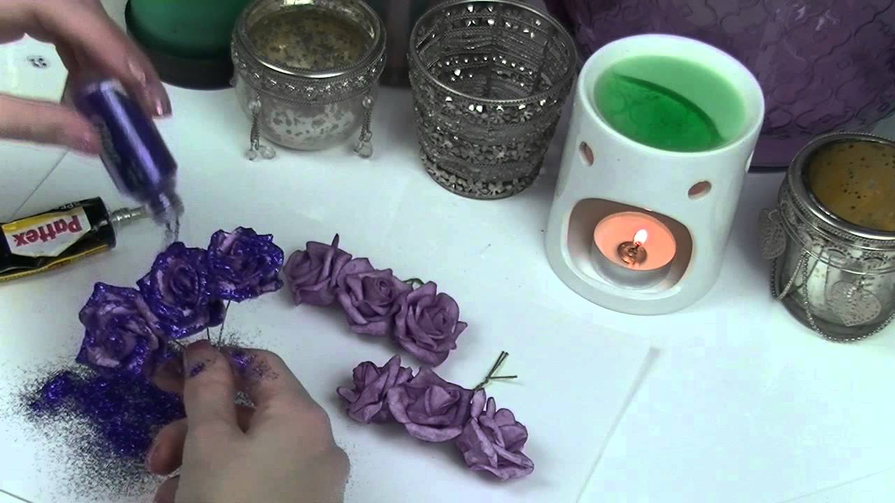 DIY Glitter haarbloemen Linda Harmsen