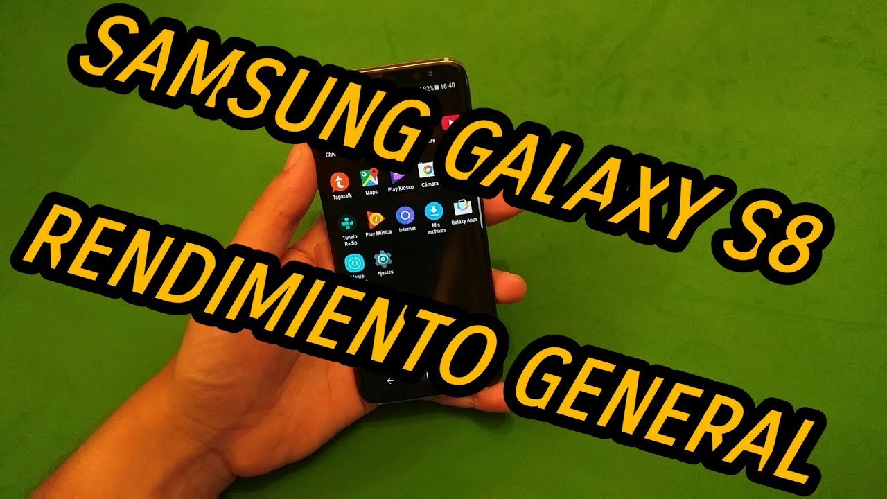 Samsung Galaxy S8 - Rendimiento general (Parche de julio)