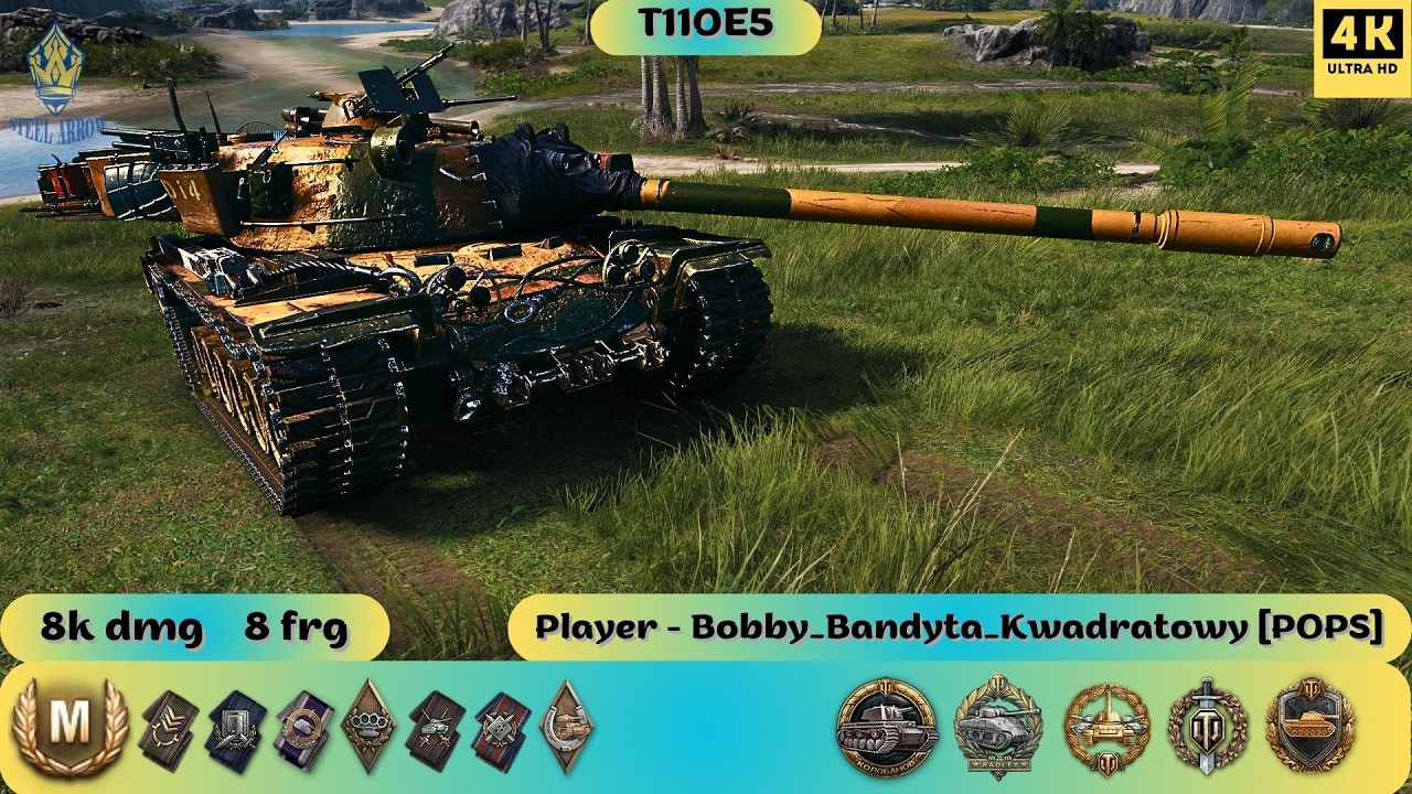 🔥 1 ПРОТИ 5! Е5 НЕ ПРОБАЧАЄ! 🧱 Колобок, 8к шкоди та сліпий постріл у кущ на мільйон! 🎯