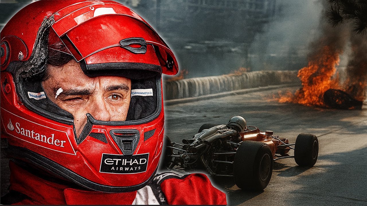 La Ferrari 312 Fait Plusieurs Tonneaux Et Explose - La Mort Tragique De Lorenzo Bandini!