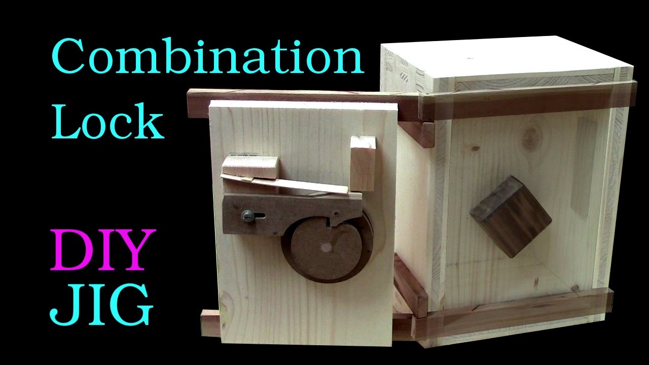 How to make a wooden combination lock