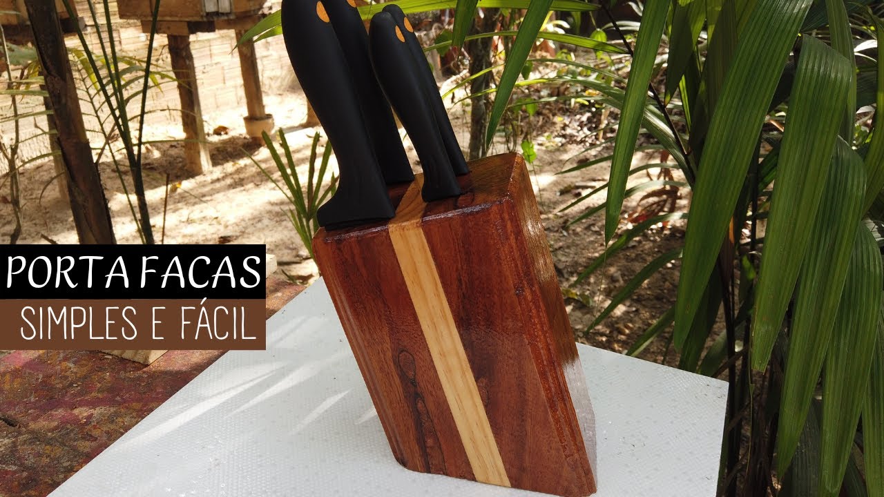 #diy ✅Como fazer porta facas simples e fácil