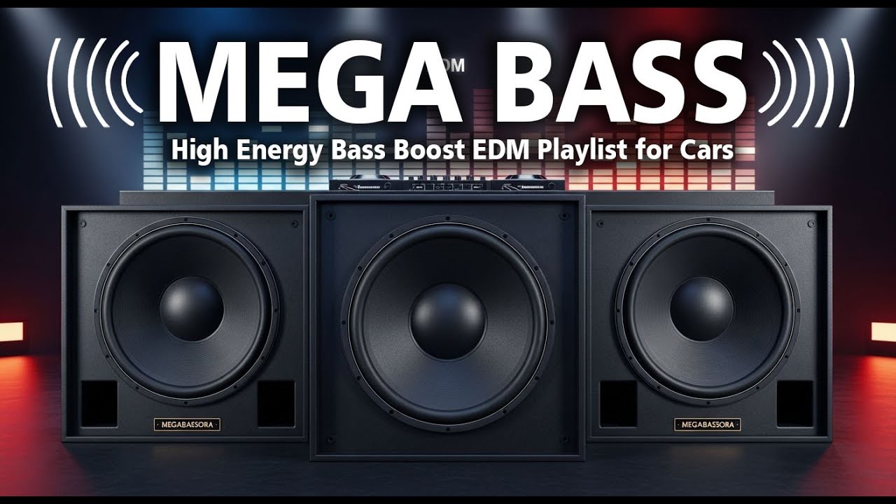 MEGA BASS 🚗🎶 High Energy Bass Boost EDM Playlist for Cars, Night Drives, Gym Sessions, and Parties