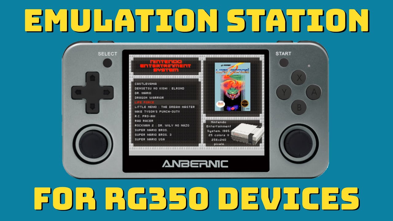 Guide: EmulationStation frontend on RG350 devices