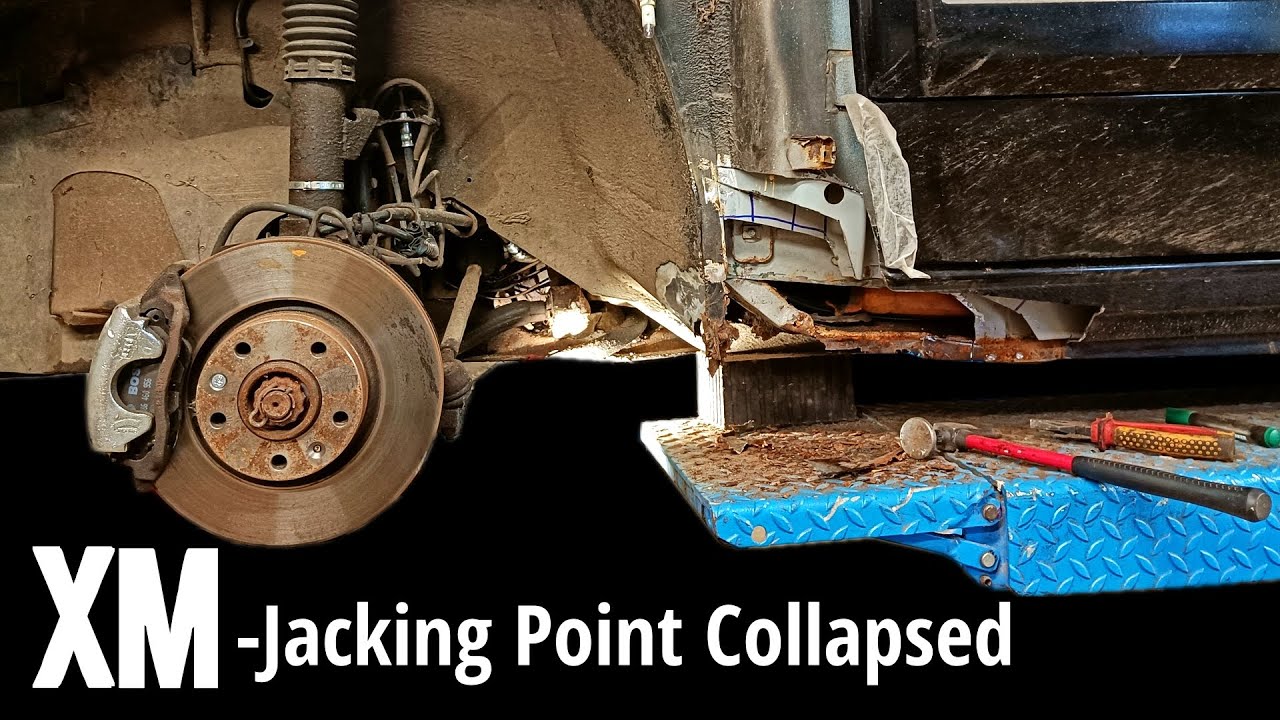 Rusty Jacking Point on a Citroen XM V6 24V!