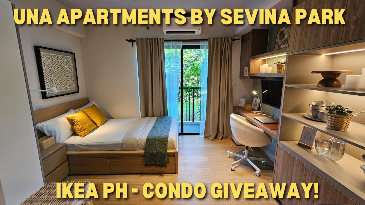 UNA APARTMENTS BY SEVINA PARK (ARTHALAND) BIÑAN, LAGUNA - VLOG TOUR INSIDE IKEA PH CONDO GIVEAWAY