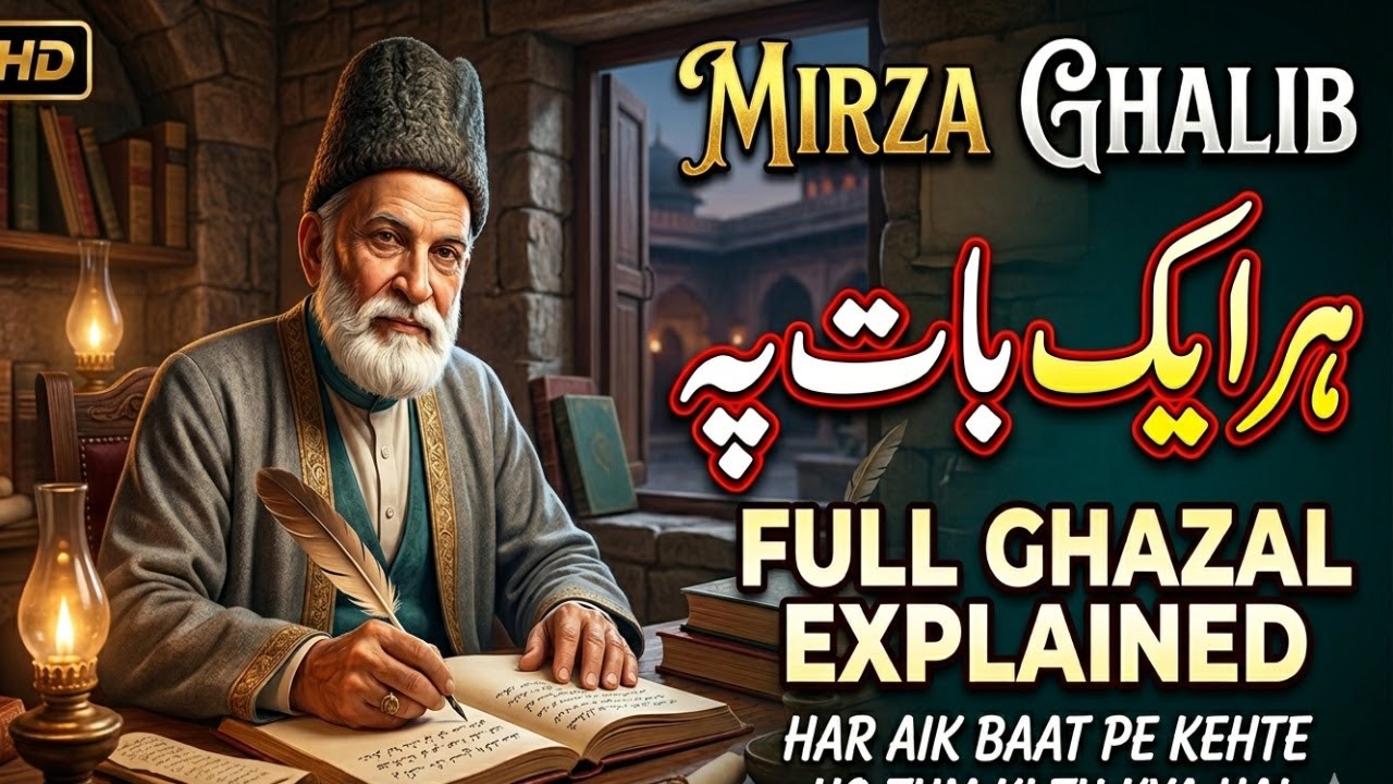 Har Aik Baat Pe Kehtey Ho tum ke tu kia hai - ہر ایک بات پہ کہتے ہو تم کہ تو کیا ہے